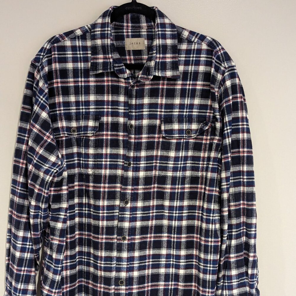 Jachs Mens Buttondown Flannel Shirt XXL
